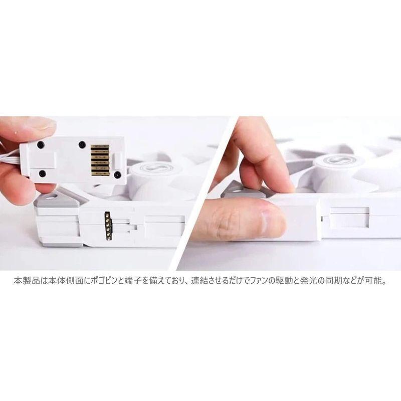 Lianli 連結型pcケースファン アドレッサブルrgb対応 Uni 国際ブランド Fan Pack Single 日本正規代理店品 Bk Sl1