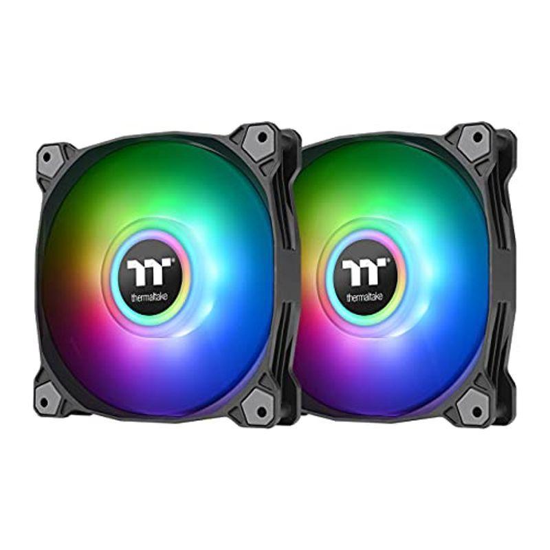 Thermaltake Pure Duo 14 最大57%OFFクーポン 新色追加 ARGB PCケースファン CL-F116-PL14SW-A 140mm FN1 2本セット