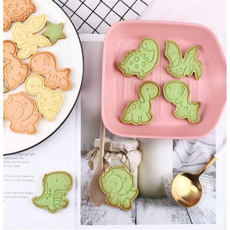 クッキー型 動物 6個セット 可愛い クッキーカッター プラスチック クッキー抜型 製菓道具 お菓子作り 抜き型 手作り プレゼント 恐竜 Muy Linda 通販 Yahoo ショッピング