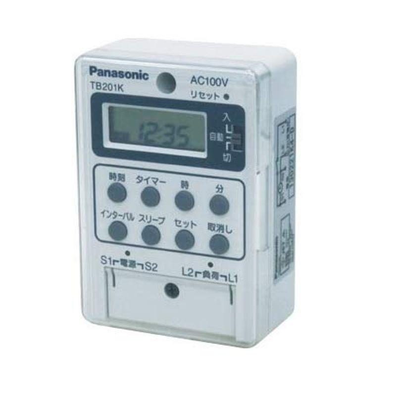 バーゲンで パナソニック 24時間式タイムスイッチ ボックス型 電子式 AC100V用 同一回路 TB201K  babylonrooftop.com.au