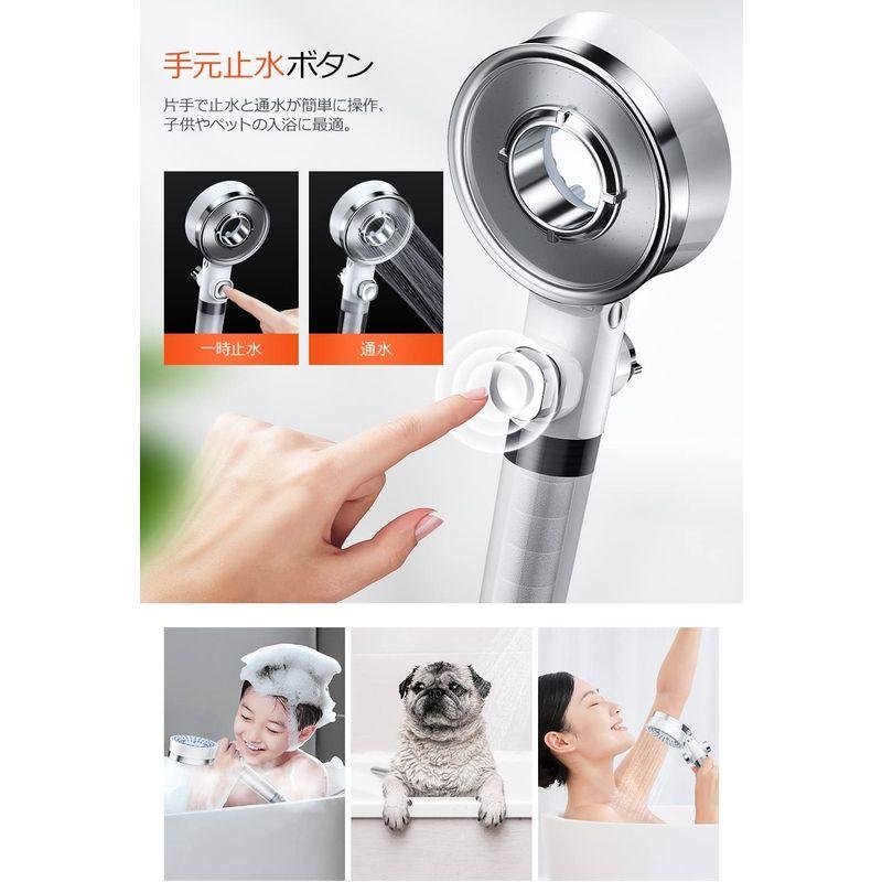 2021年最新海外 2023最新型 シャワーヘッド 節水 マイクロバブル 塩素
