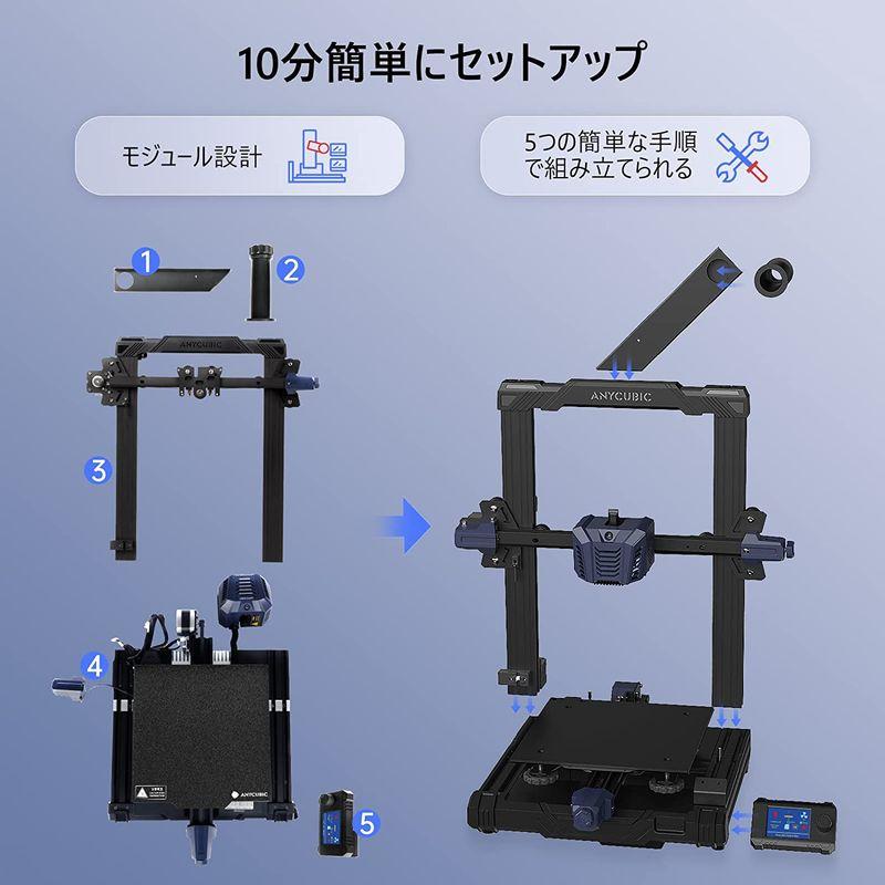 偉大な偉大なANYCUBIC 3Dプリンター Anycubic Kobra Go 自動レベリング 高速印刷 高精度 印刷サイズ  220x220x250m 3Dプリンター
