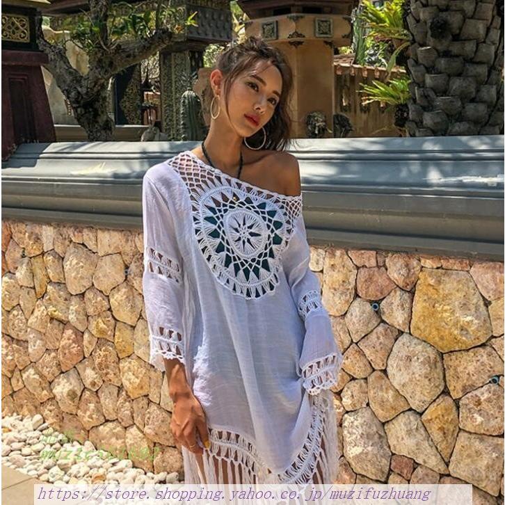 ビーチウェア 水着の上に着る サマーウェア Pl185 海 レディース プールウェア 水着 送料無料 リゾート ラッシュガード リゾートワンピース 体形カバー 最高の品質