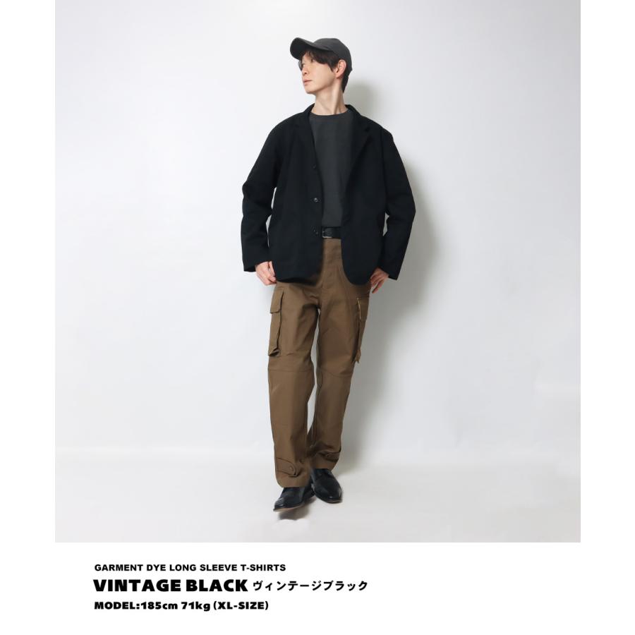 ロンt ロングtシャツ メンズ 長袖tシャツ 無地 ヴィンテージ ロング t