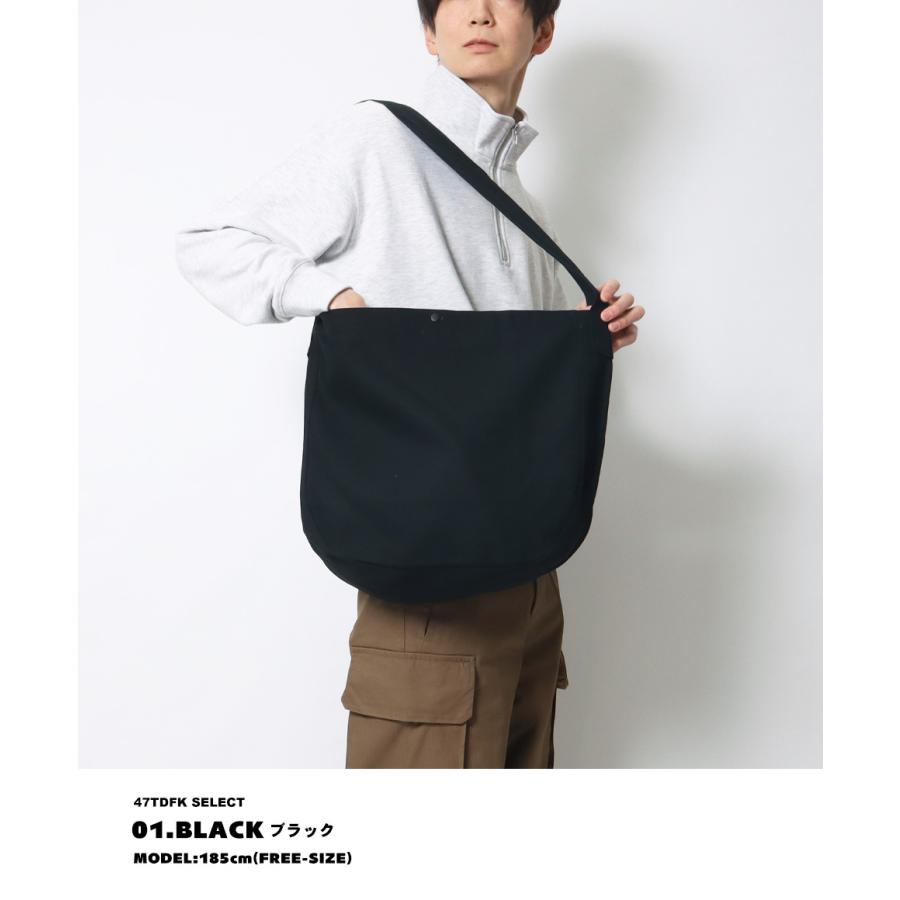ニュースペーパーバッグ キャンバス ショルダーバッグ 無地 厚手 帆布
