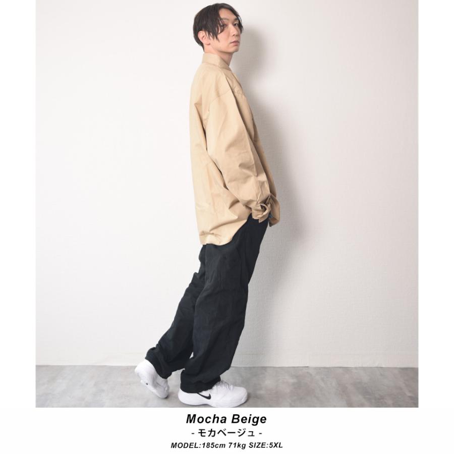 ワークシャツ シャツ メンズ 長袖 無地 カジュアルシャツ 長袖シャツ y