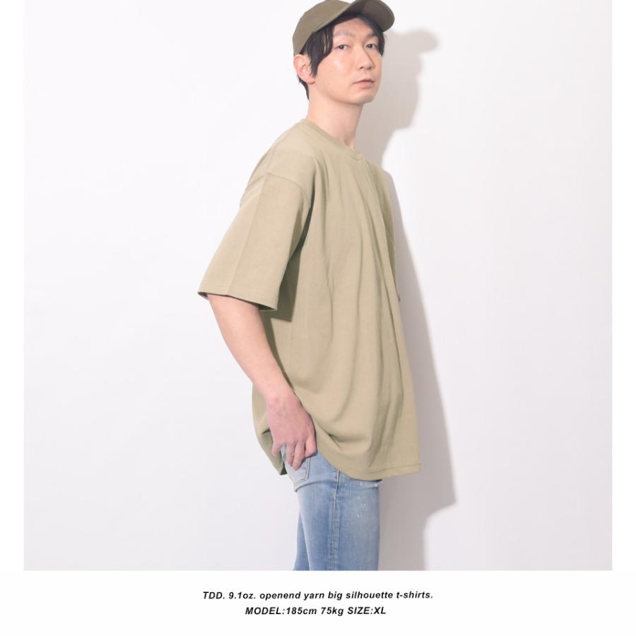 tシャツ Tシャツ メンズ 厚手 ブランド 無地 ビッグシルエットTシャツ 超厚手 おしゃれ 人気 おすすめ オーバーサイズ｜muziichiba｜21