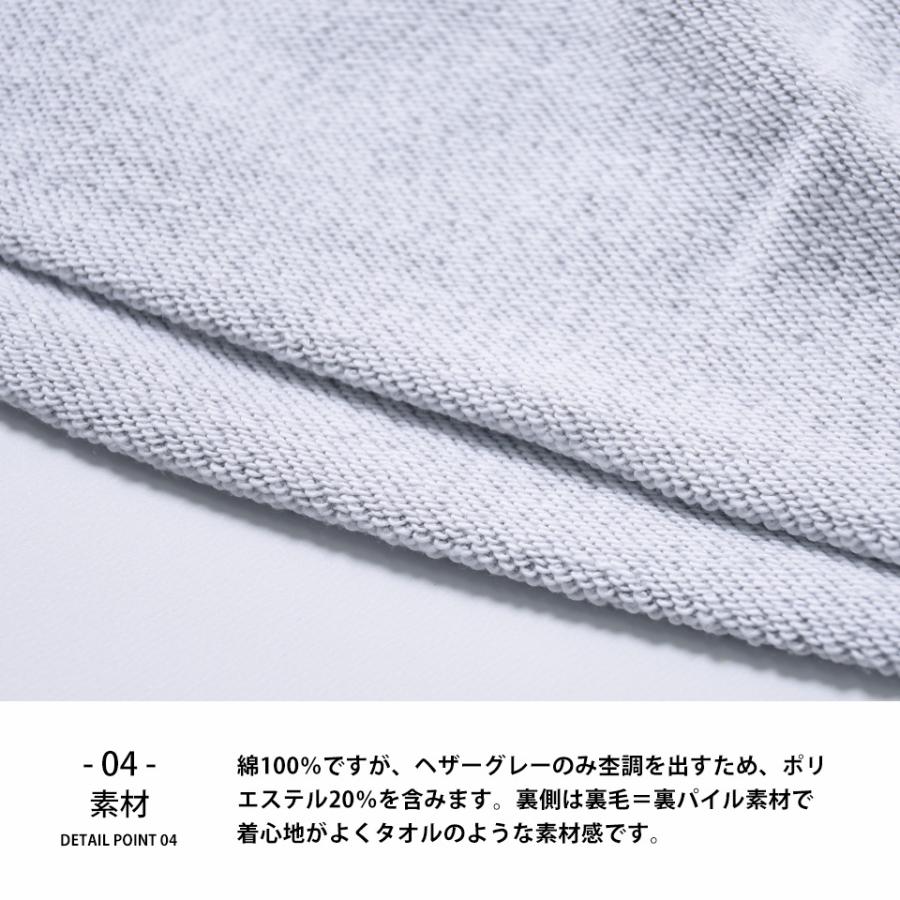 トレーナー メンズ 厚手 無地 スウェット 長袖 綿 綿100% 赤 青 白