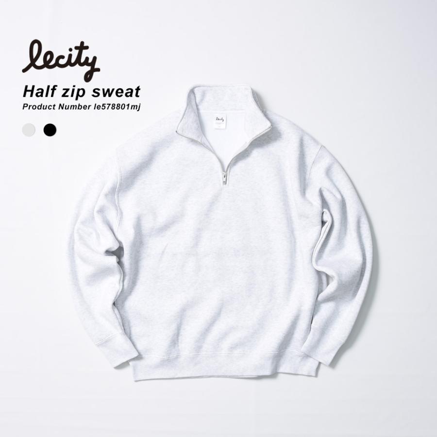 ハーフジップ スウェット トレーナー 無地 メンズ 裏起毛 厚手