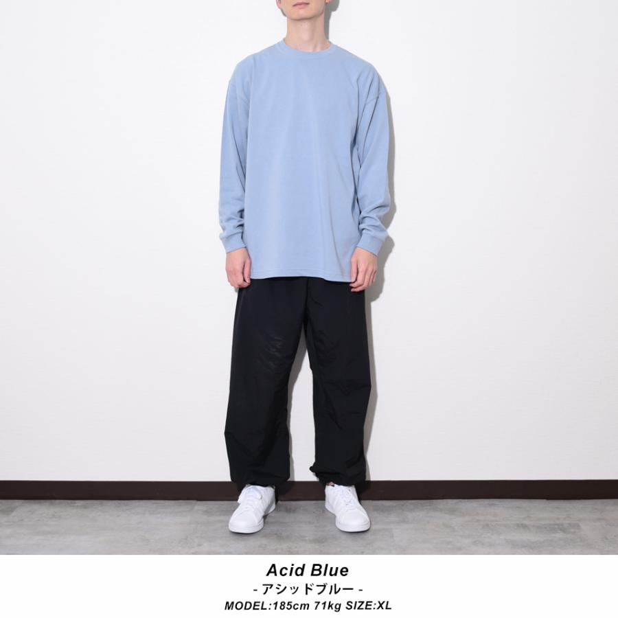 ビッグシルエット ロンt メンズ 厚手 ブランド 無地 ロングtシャツ