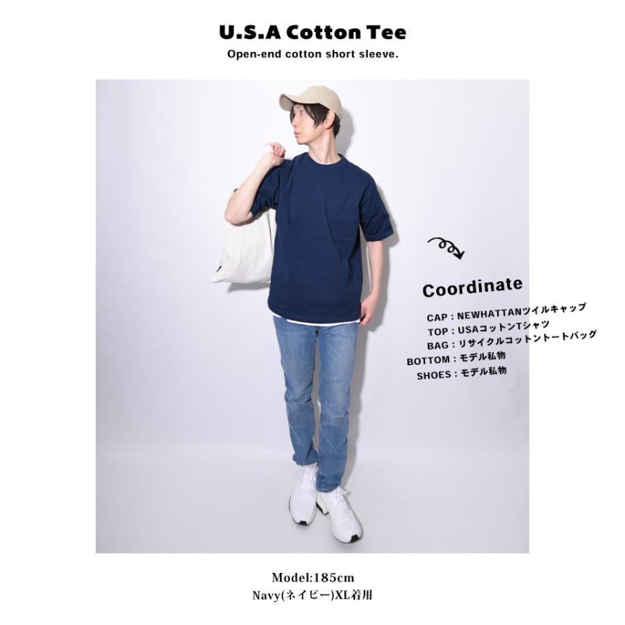 tシャツ メンズ 半袖 無地 透けない 白 メンズtシャツ 厚手 綿