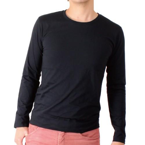 ロンT ロングTシャツ メンズ 薄手 長袖Tシャツ 無地 大きいサイズ 白