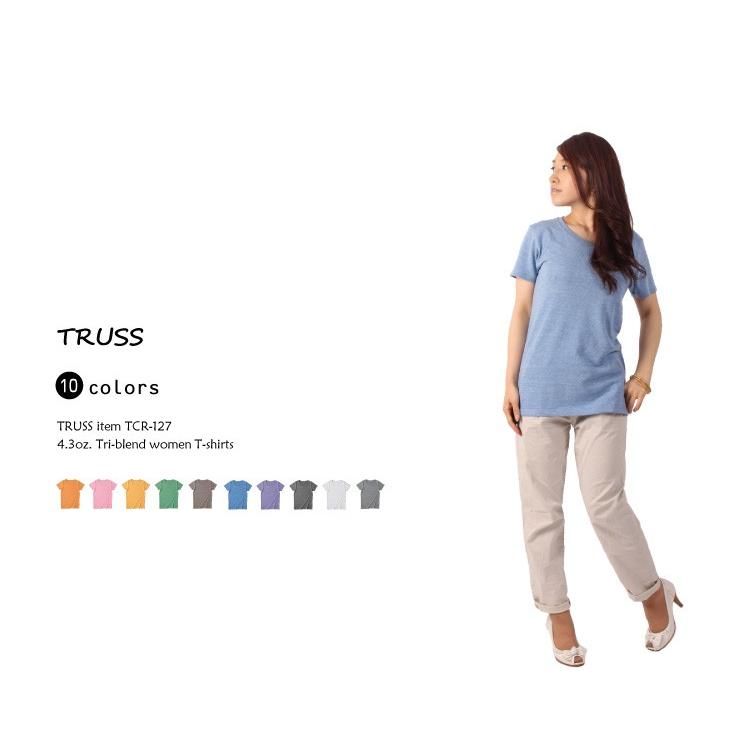 tシャツ Tシャツ レディース 半袖 無地 トライブレンド ナチュラル