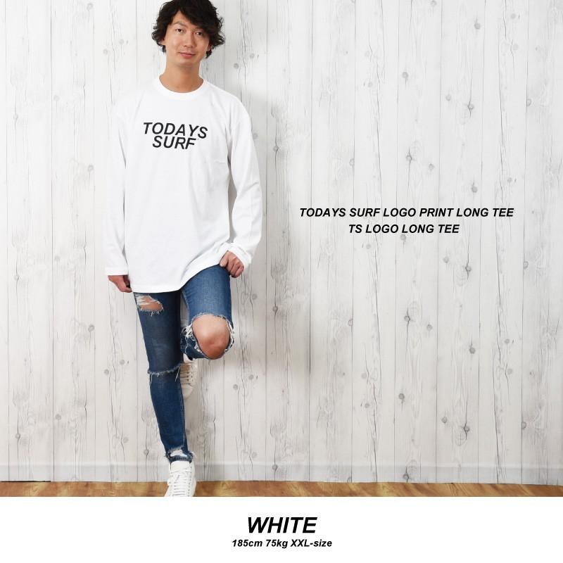 TODAY'S SURF ロングTシャツ メンズ ロンt 長袖 ロゴT プリントTシャツ