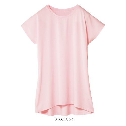 tシャツ Tシャツ ドルマンスリーブ ラウンドネック ワンピース