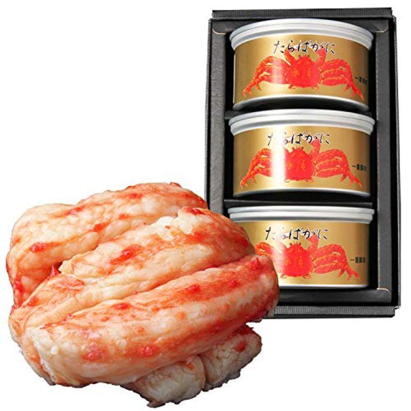 マルヤ水産 たらばがに 一番脚肉 缶詰 (100g) (3缶ギフト箱入)