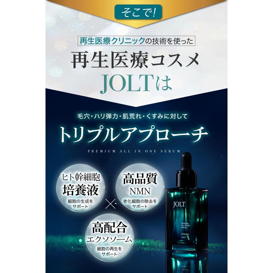1,000円offクーポン】 JOLT オールインワン美容液 30ml【エクソソーム