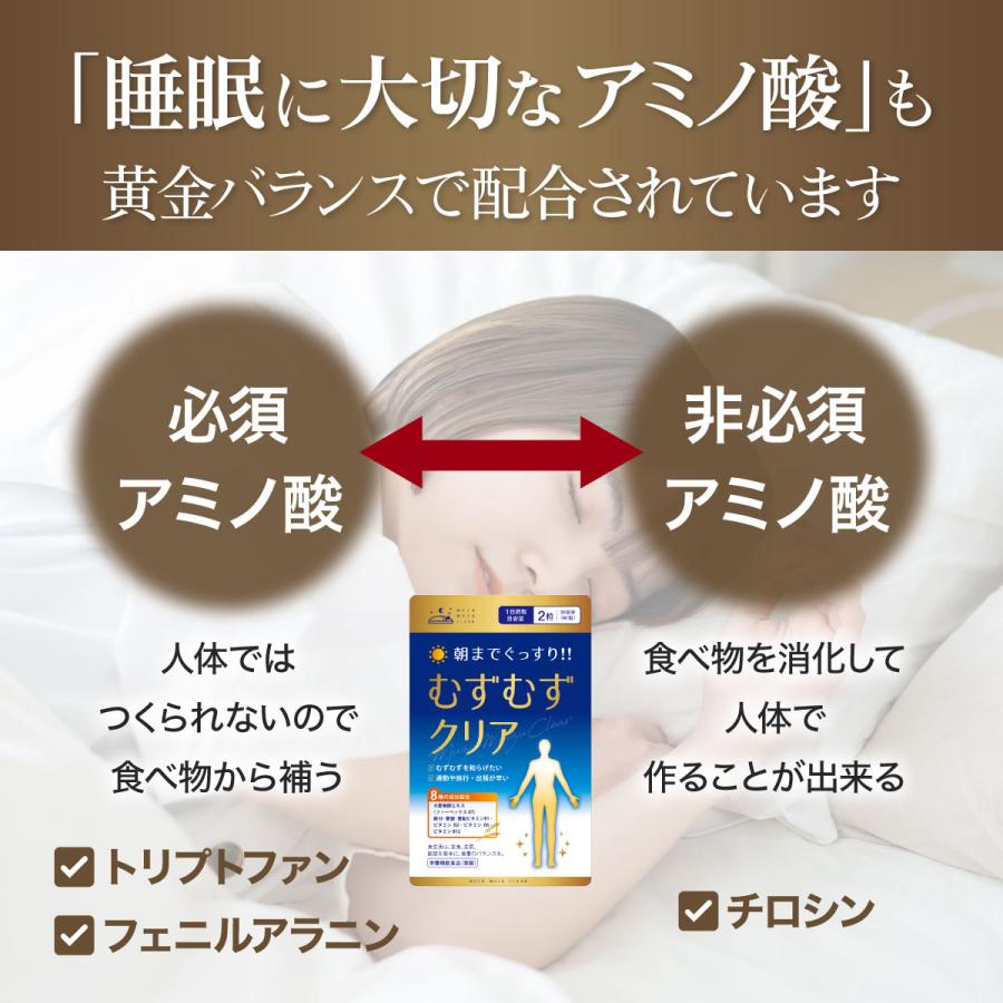 2,000円offクーポン むずむずクリア むずむず脚 症候群 サプリ 