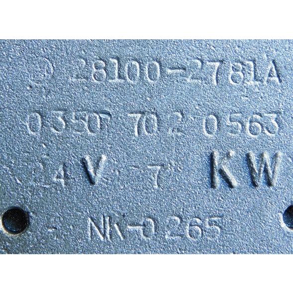 新品 スターターモーター 0350-702-0563　日野　プロフィア 要コア返却】○スターター○澤藤 日野大型トラック用 0350-702-0563