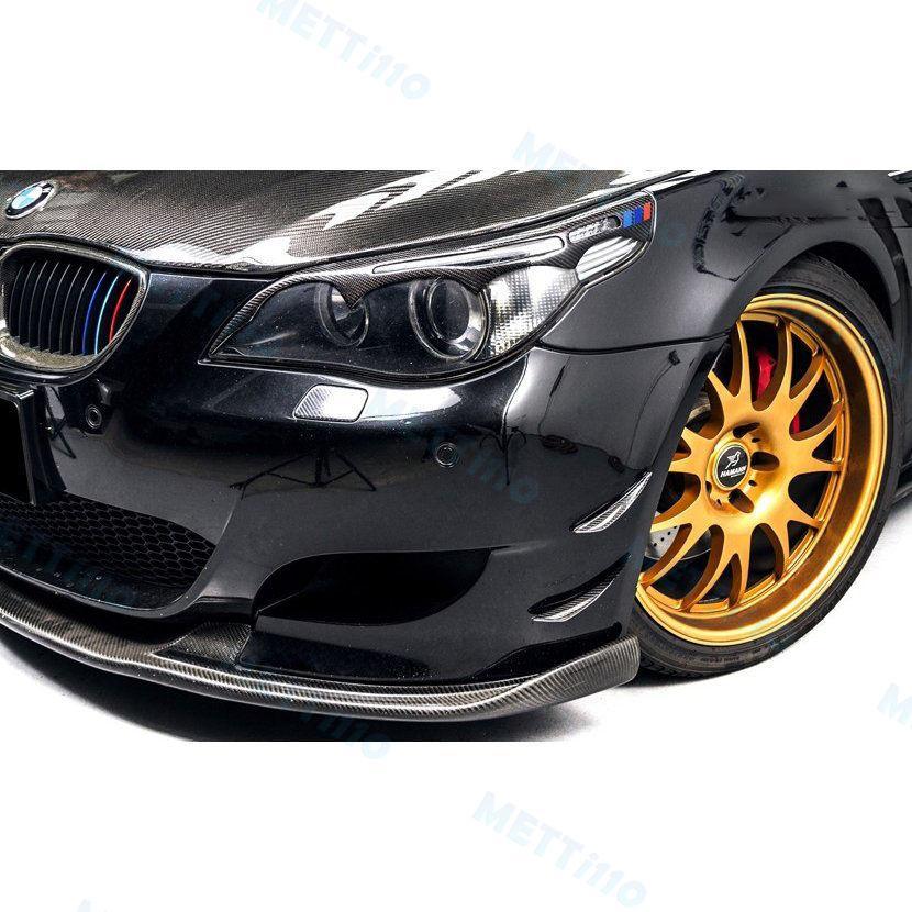 BMW 5シリーズ E60 セダン E61 ツーリング M5 Mスポーツ フロント用カナード DryCarbon ドライカーボン 1