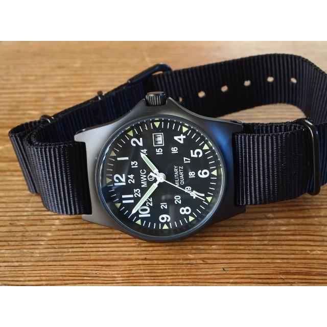 MWC MWC時計 G10LM デート 米軍24時間表記 PVD ブラック送料無料 