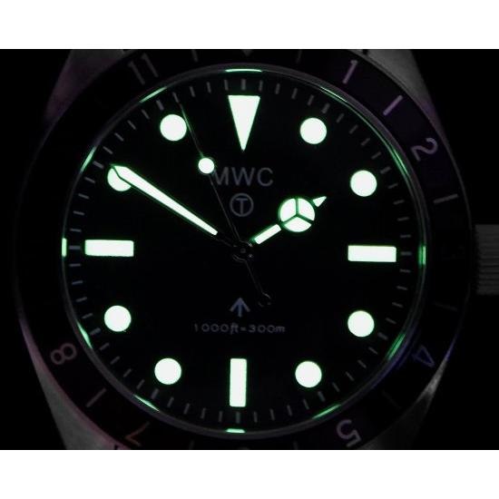ミリタリーウォッチ MWC時計 300m 1960s 39mm 自動巻き NH35A SEIKO 