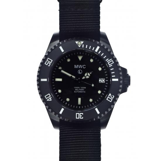 本日最終値下げ】MWC 自動巻きダイバーズウォッチ ブラックストライプ