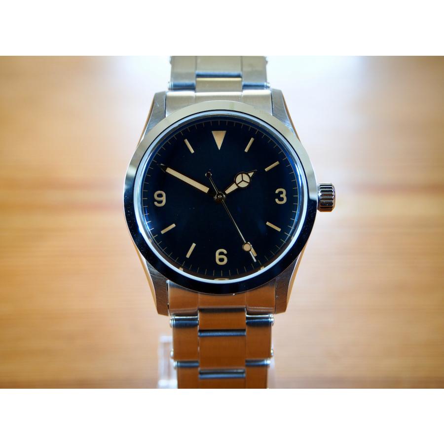 【最終値下げ】 MWC時計 クラシック エクスプローラー 1950 ~60s 36mm 25 石/26石 自動巻き アドベンチャー ウォッチ、レトロ夜光ペイント サファイア風防 リベットブレス　Ex1 【AAA8966095548】(32108円)