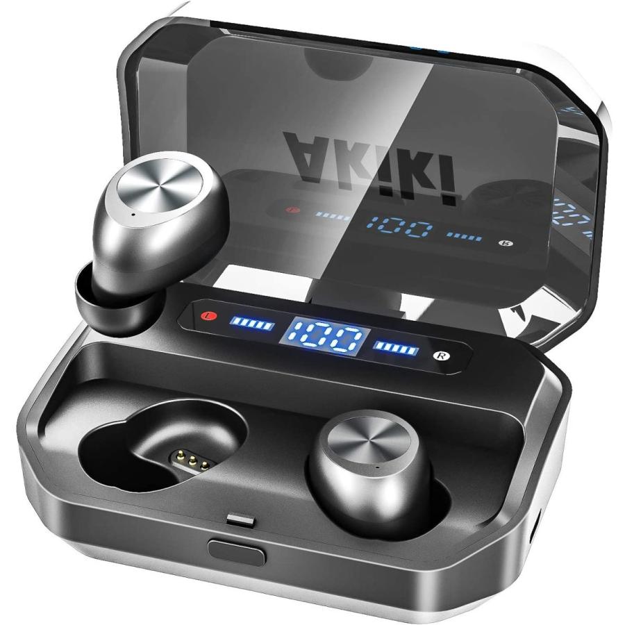 新版 令和第2世代 LEDディスプレイ付き Bluetooth イヤホン完全ワイヤレス イヤホン IPX7防水 進化版Bluetooth5.0