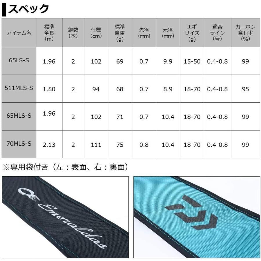 ダイワ Daiwa 70mls S ティップランロッド エメラルダス Boat Air Boat ロッド 釣り竿 70mls S 釣り竿 My 0403