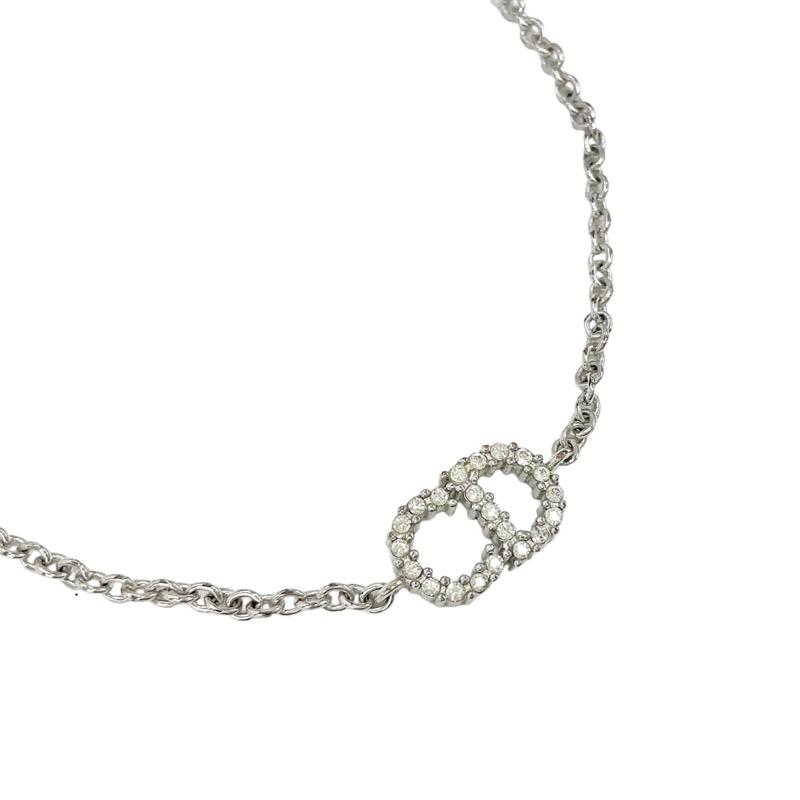 DIOR CLAIR D LUNE ブレスレット　シルバー Clair D Lune Bracelet Silver-Finish Metal and White Crystals