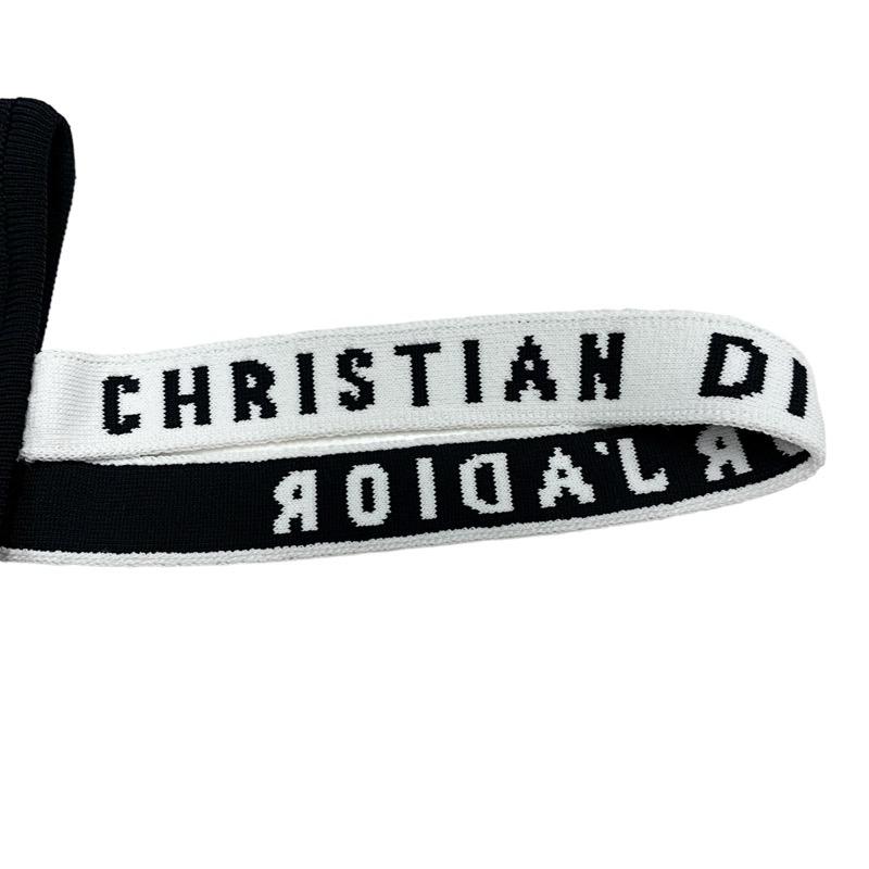 クリスチャンディオール CHRISTIAN DIOR トップス ブラック ホワイト 未使用 ブラトップ_6