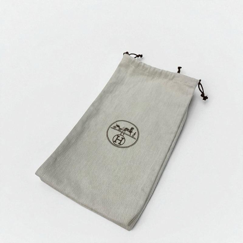 エルメス HERMES フォック ローファー 革靴 靴 シューズ スエード ブラウン シルバー H金具 ヒールローファー_9