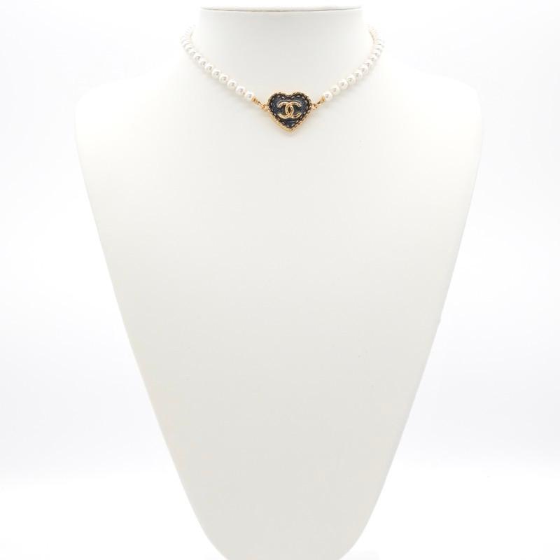 CHANEL シャネル ネックレス ペンダント チョーカー ゴールド
