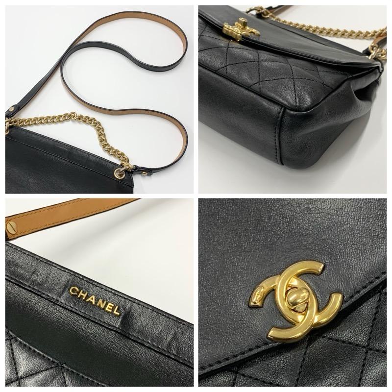 CHANEL（シャネル） バッグ ショルダーバッグ レザー ブラック 黒 