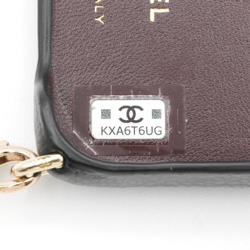 CHANEL（シャネル） 携帯・スマホアクセサリー ブラック ゴールド ココ