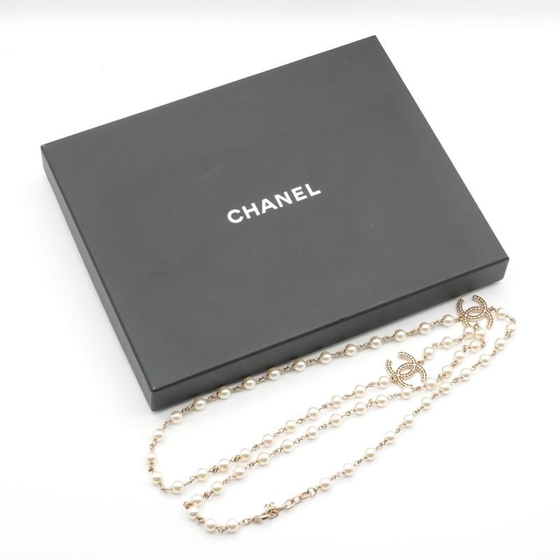 シャネル CHANEL ネックレス ペンダント チョーカー ゴールド ココマーク ロングネックレス_7