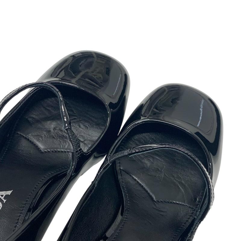 PRADA（プラダ） パンプス 靴 シューズ パテント ブラック 未使用 