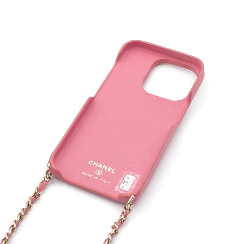 CHANEL（シャネル） 携帯・スマホアクセサリー ピンク ゴールド ココ