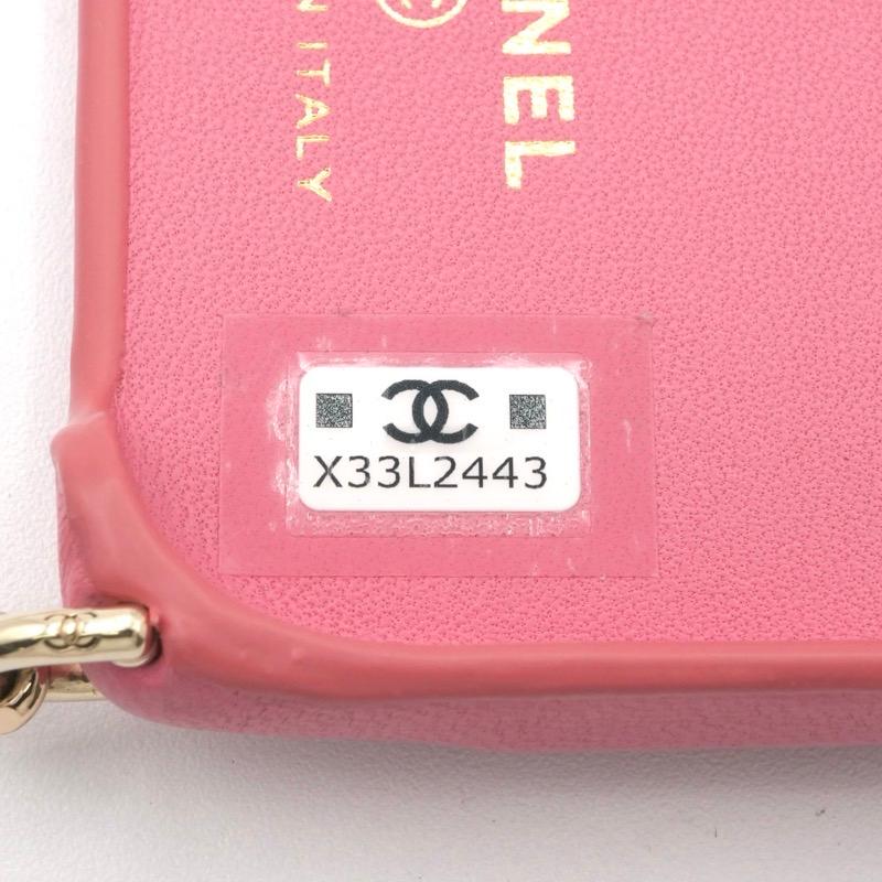 CHANEL（シャネル） 携帯・スマホアクセサリー ピンク ゴールド ココ