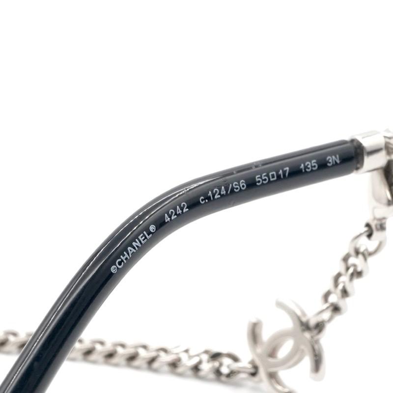 CHANEL（シャネル） サングラス シルバー ブラック ココマーク