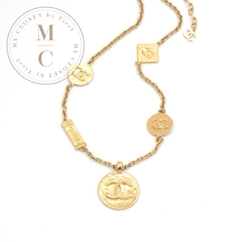 CHANEL（シャネル） ネックレス ペンダント チョーカー ゴールド ココ 