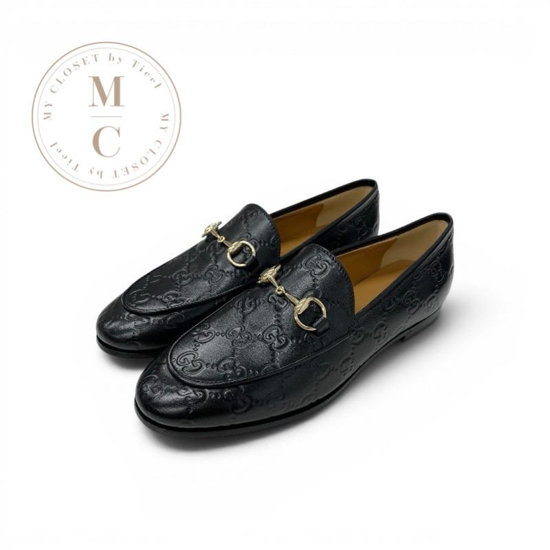 GUCCI（グッチ） ローファー 革靴 靴 シューズ レザー ブラック