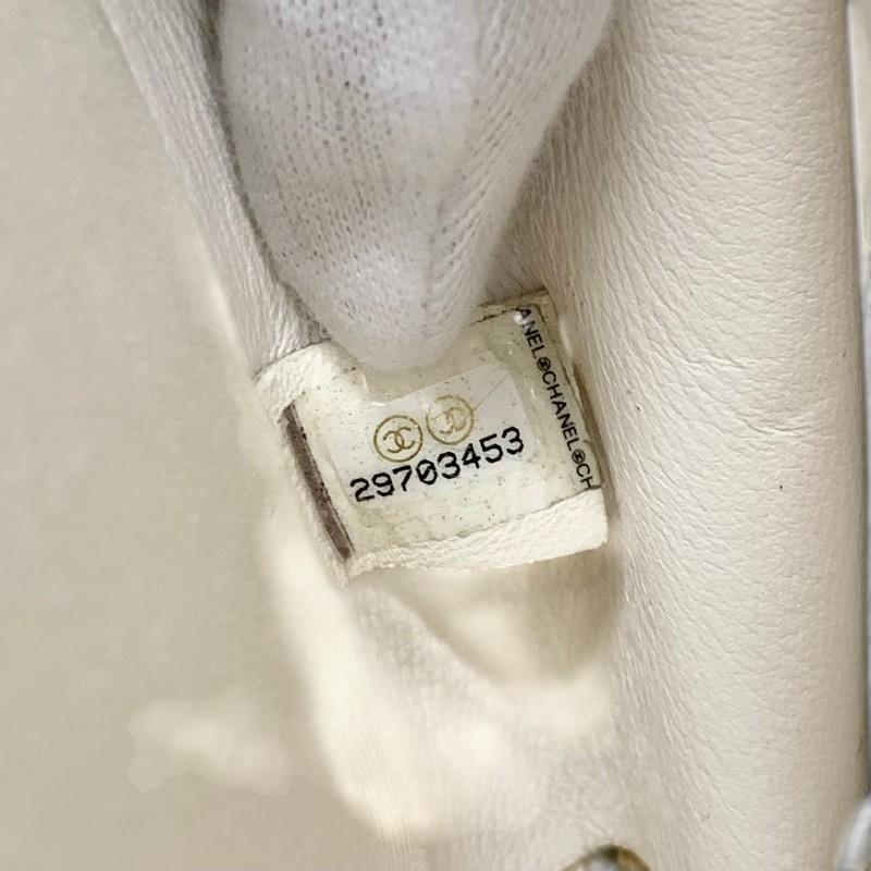 シャネル CHANEL バッグ ショルダーバッグ ラムスキン ホワイト 白 ゴールド ココマーク マトラッセ チェーン 2way ハンドバッグ_6