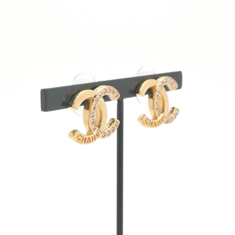 CHANEL（シャネル） ピアス イヤリング ゴールド ココマーク ライン
