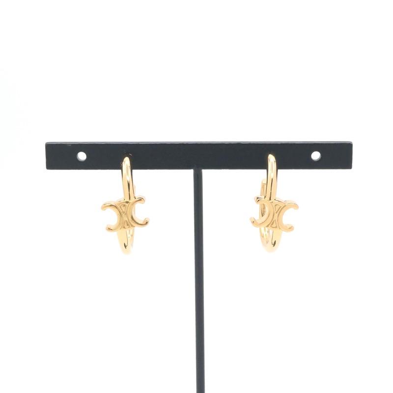 CELINE（セリーヌ） ピアス ゴールド トリオンフ アシンメトリック