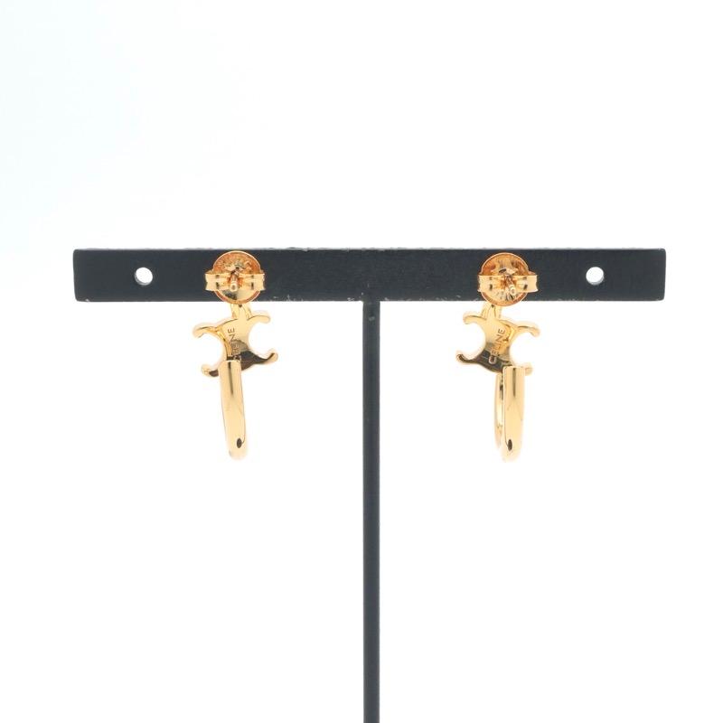 CELINE（セリーヌ） ピアス ゴールド トリオンフ アシンメトリック