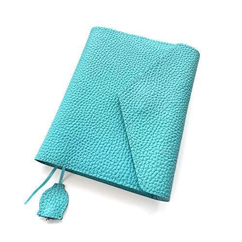 宅送 Blue Beatle A6 手帳カバー しおり 付き おしゃれ かわいい ブルー 革 本革 シュリンク 型押しレザー 日本製 ブル 工場直送 Www Aproniaperu Com