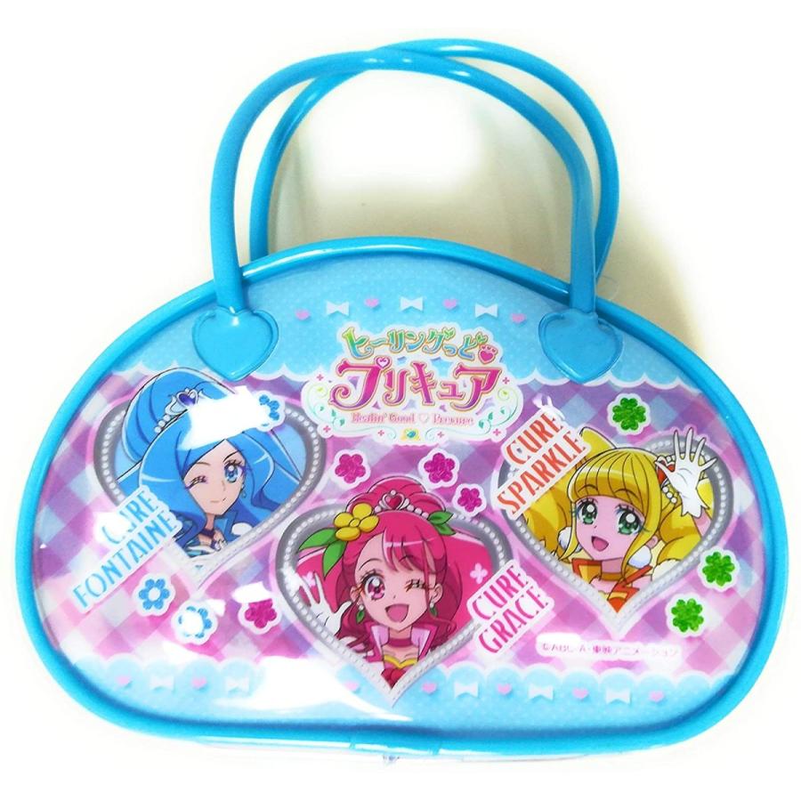 ヒーリングっどプリキュア キッズコスメ ヘアブラシ ミラー おでかけセット ブルー Bl キャラクター グッズ キャラハン 通販 Yahoo ショッピング
