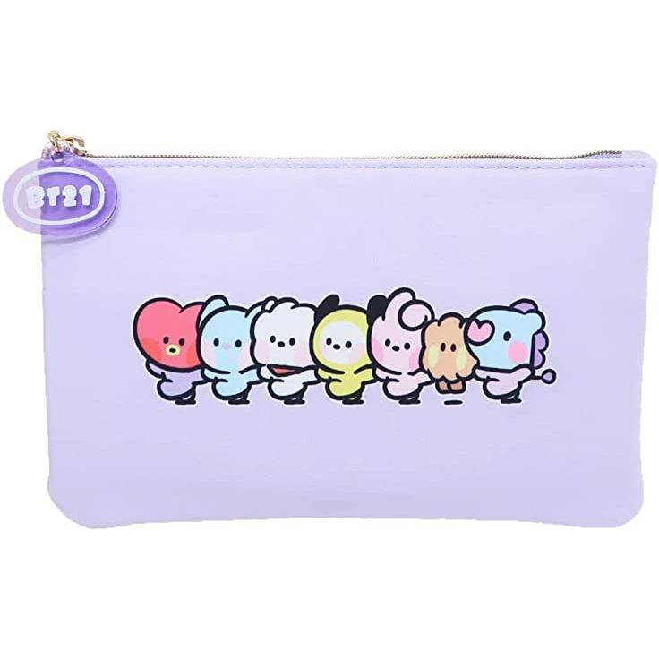 Bt21 Minini ペンケース フラットポーチ むぎゅっと Line Friends キャラクターグッズ キャラハン 通販 Yahoo ショッピング